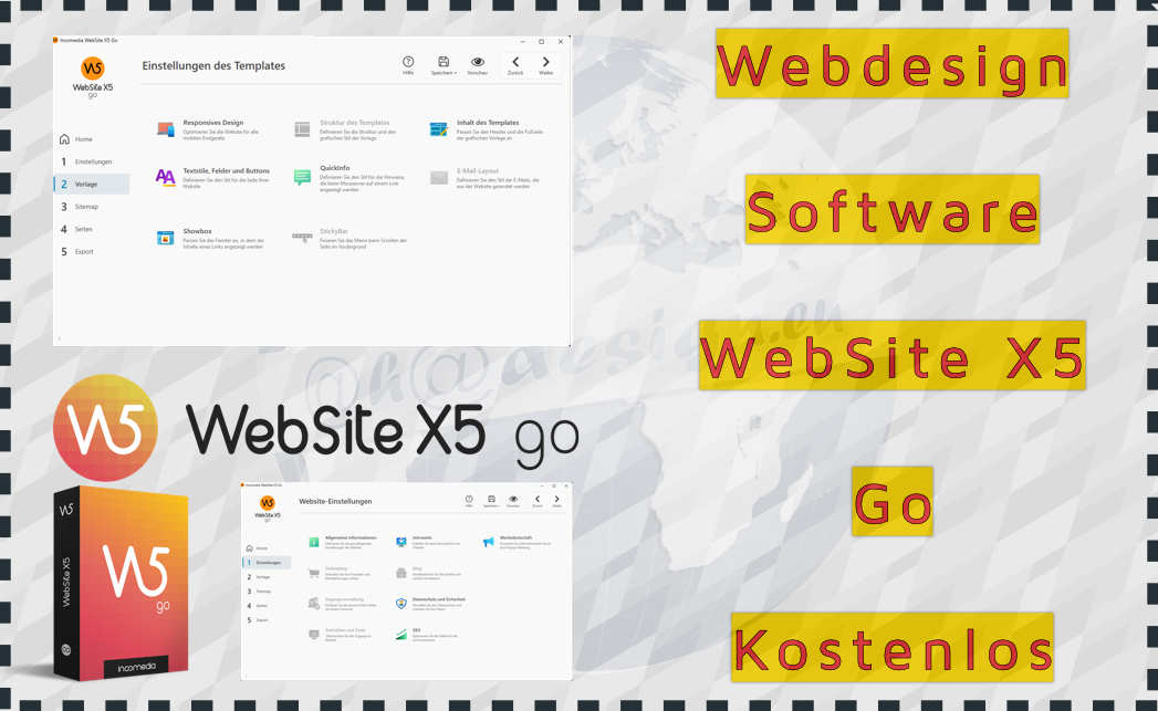 Webdesign-Software WebSite X5 Go kostenlos