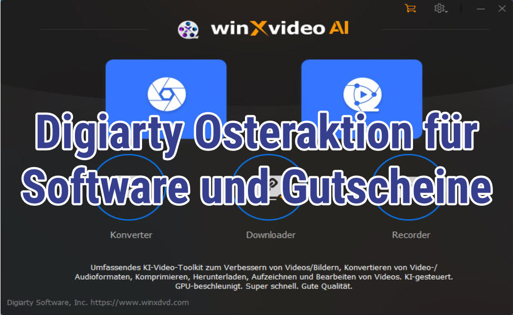 Digiarty-Osteraktion für Software und Gutscheine