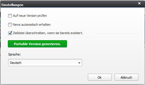 wise-video-converter-einstellungen