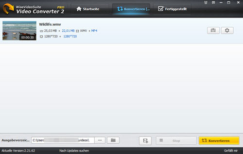 wise-video-converter-konvertieren