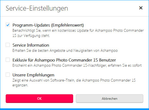 photocommander15-service-einstellungen