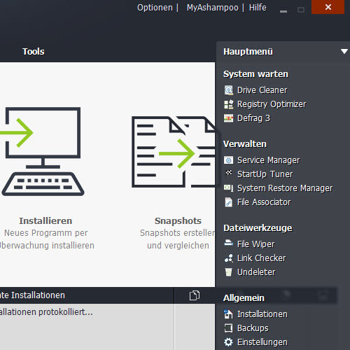 ashampoo-uninstaller-2017-klappmenue