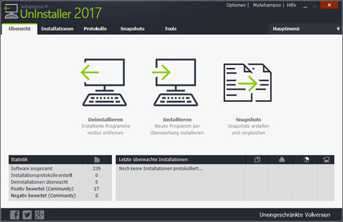 ashampoo-uninstaller-2017-uebersicht