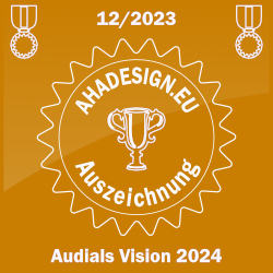 Ahadesign Auszeichnung - Audials Vision 2024