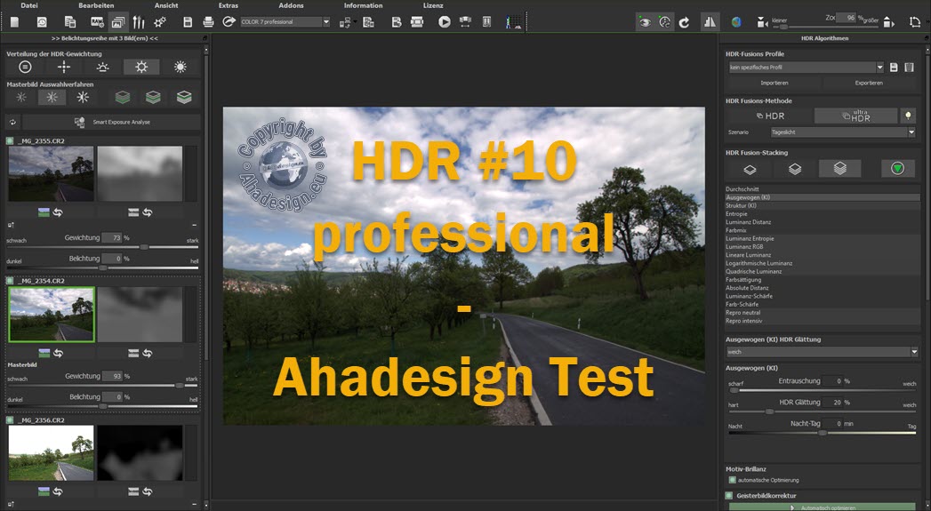 HDR #10 professional - Ahadesign Test