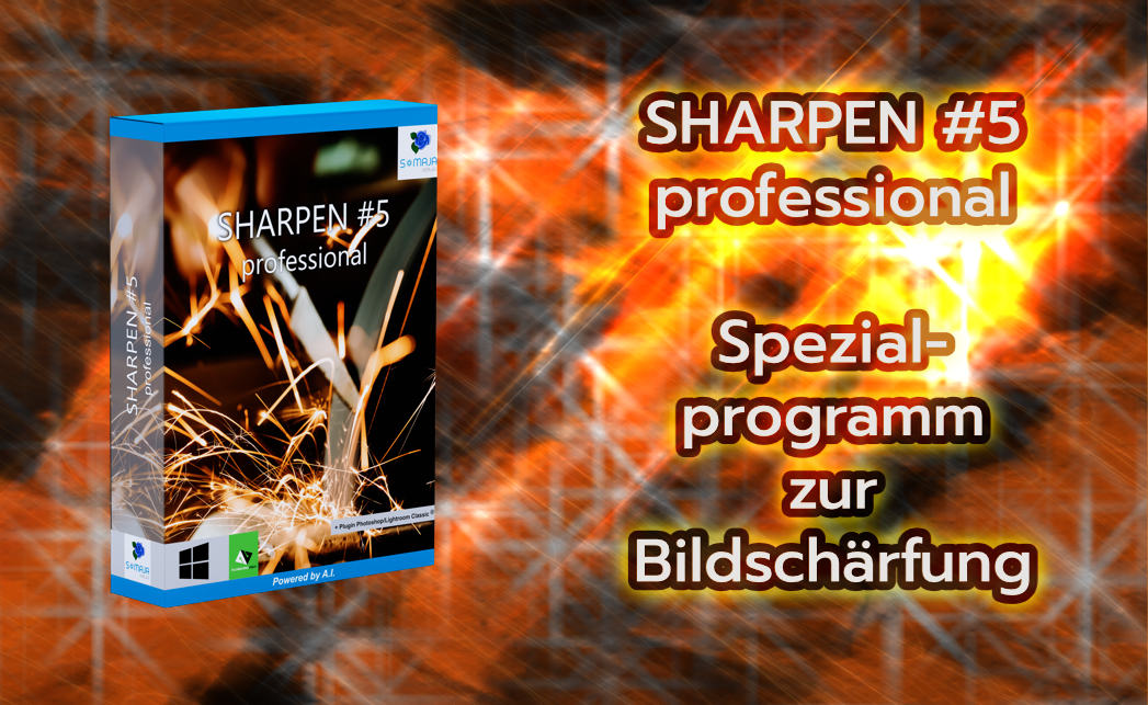 Spezialprogramm zur Bildschärfung SHARPEN #5 professional