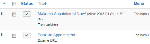 appointment-menueeintraege