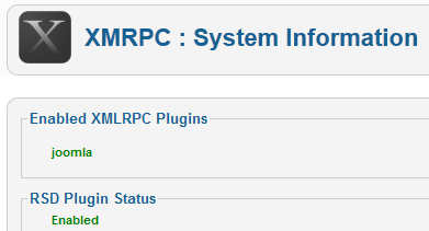 XMRPC - System Information