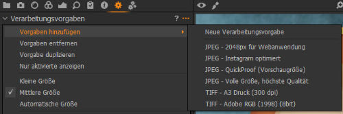 captureone-verarbeitungsvorgaben-hinzufuegen