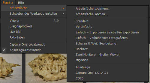 captureone-arbeitsflaeche