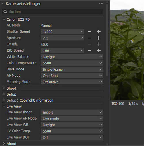 co21-test-tetherd-shooting-kameraeinstellungen