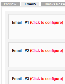 Email Konfiguration