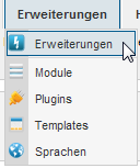 Joomla - Erweiterungen