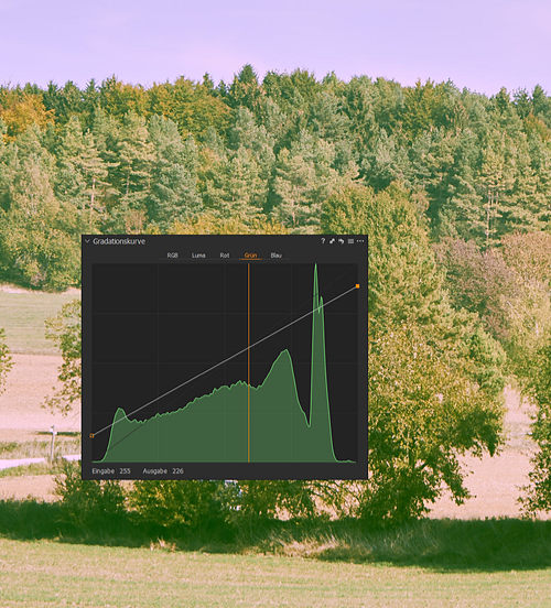 captureone-gradationskurve-gruenkanal-beschnitten