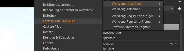 capture-one-live-hinzufuegen
