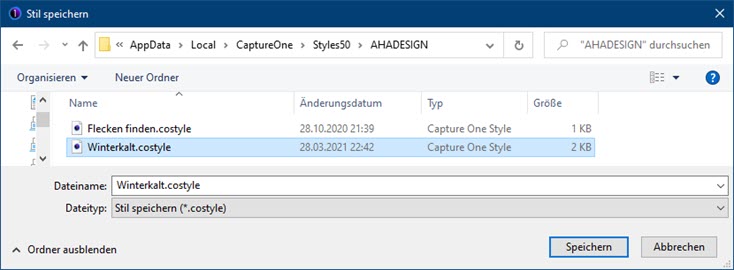 captureone-stile-speicherort