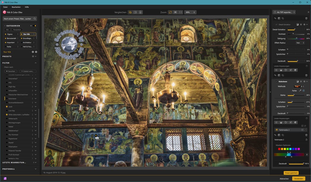 Genaue Anpassungen mit neuen Farbmasken in Nik Color Efex