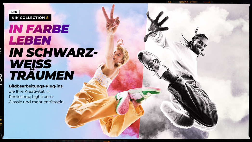 Farbe leben und Schwarz-Weiss traeumen mit Nik Collection 8