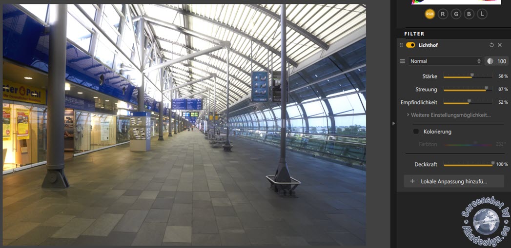 Lichthof ohne Kolorierung