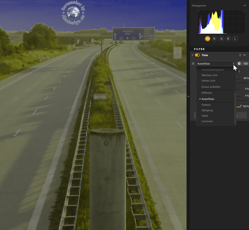 Mischmodi für Nik Color Efex und Nik Analog Efex