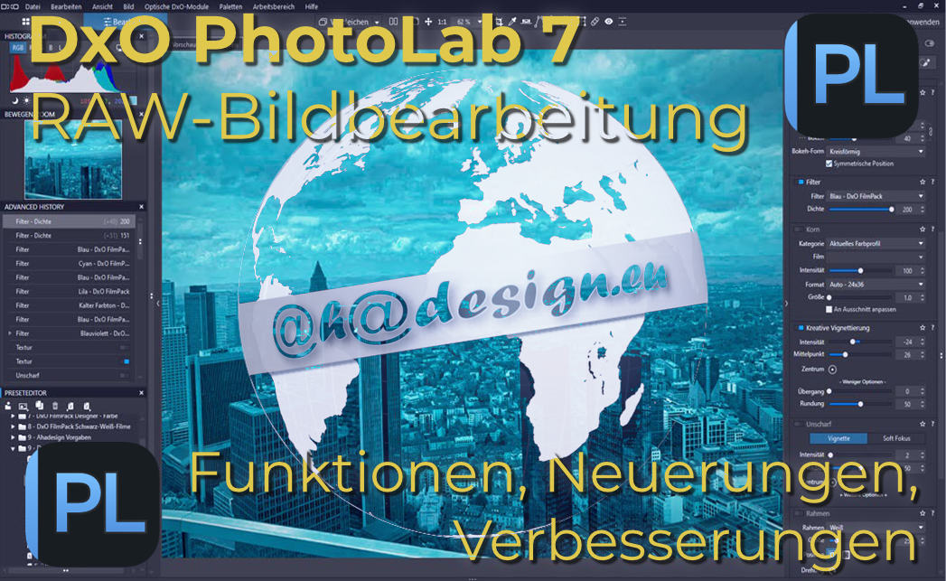 DxO PhotoLab 7 - Funktionen, Neuerungen, Verbesserungen