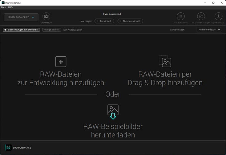 dxo-pureraw2-startfenster