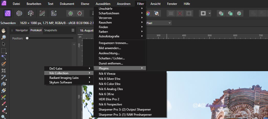 Nik Collection 6 Plugins - Affinity Photo