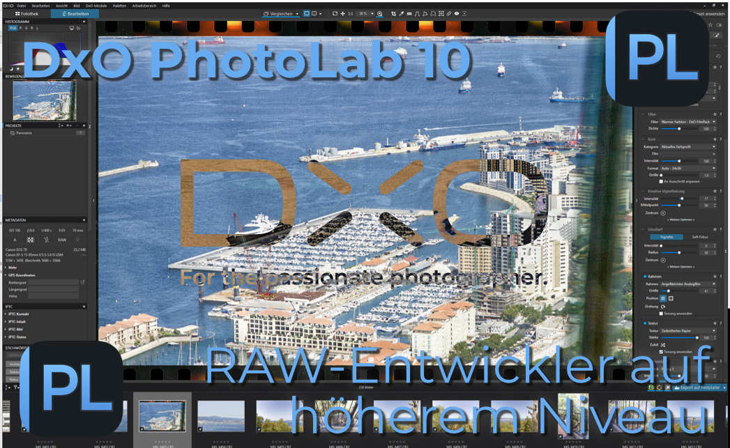 DxO PhotoLab 10 RAW-Entwickler auf höherem Niveau DxO PhotoLab 10 RAW-Entwickler auf höherem Niveau