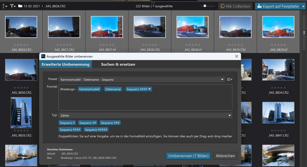 Bequem mehrere Dateien gleichzeitig umbenennen auch mit Presets Bequem mehrere Dateien gleichzeitig umbenennen auch mit Presets