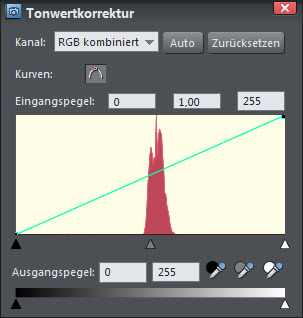 Foto und Grafik Designer 10 - Tonwertkorrektur