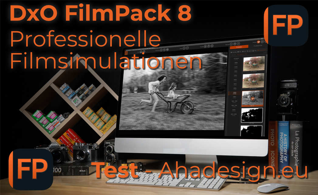 Fotosoftware für professionelle Filmsimulationen DxO FilmPack 8