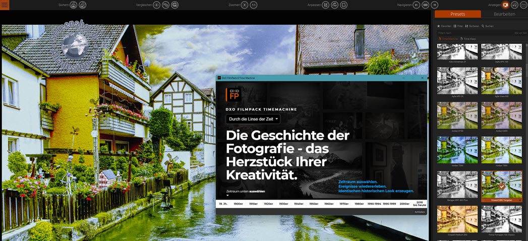 Neue historische Bilder und Webview-Browsing-Modus
