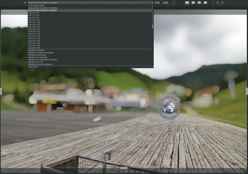 Zuschneiden-Modul von FOTO 3D #1 professional 