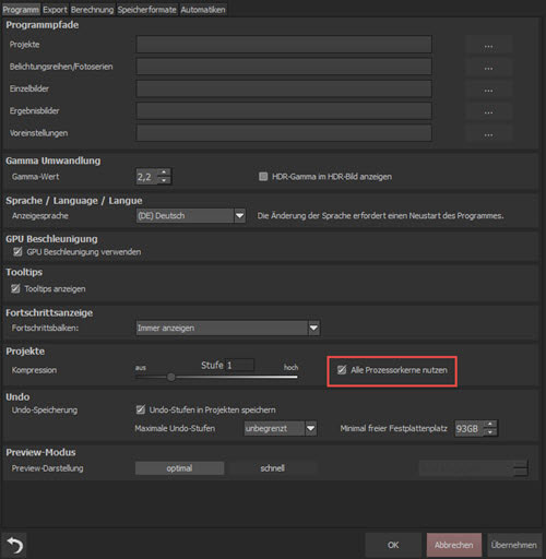 hdrprojects7pro-einstellungen-prozessorkerne