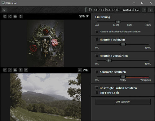 image2lut-oberflaeche-quelle-ziel