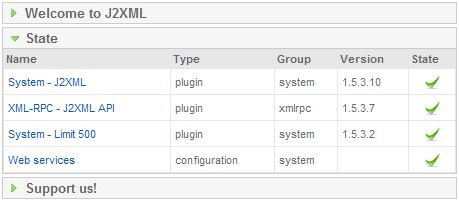 Plugin Status