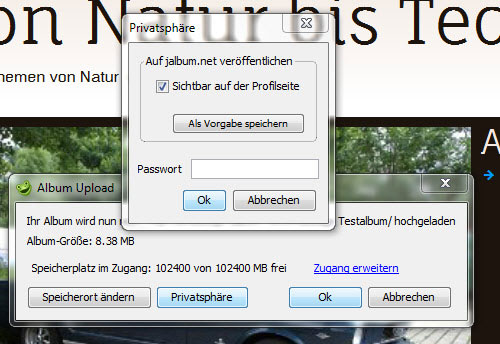 jalbum-upload-privatsphaere