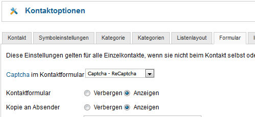 jcomments-recaptcha-joomla-kontaktoptionen