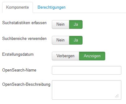 Joomla - Suchstatistik