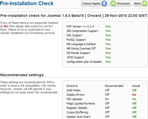 joomla1.6-preinstall