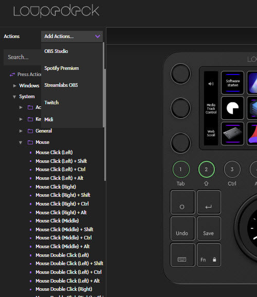 loupedeck-ct-actions