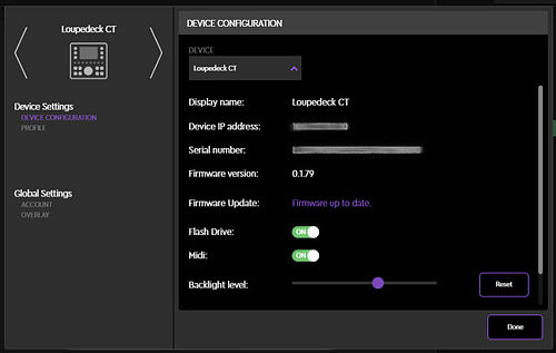 loupedeck-ct-einstellungen-geraetekonfiguration