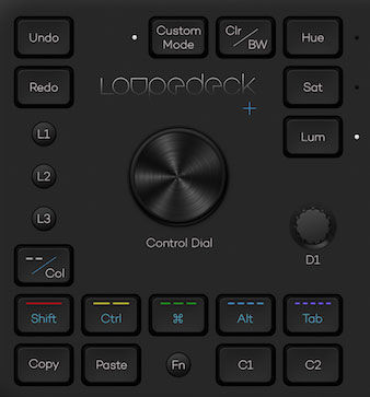 loupedeck-linker-bereich