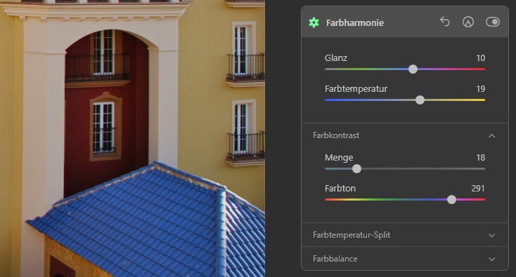 luminar-ai-farbharmonie-farbkontrast