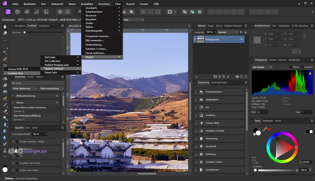 Luminar Neo Plugin - Affinity Photo