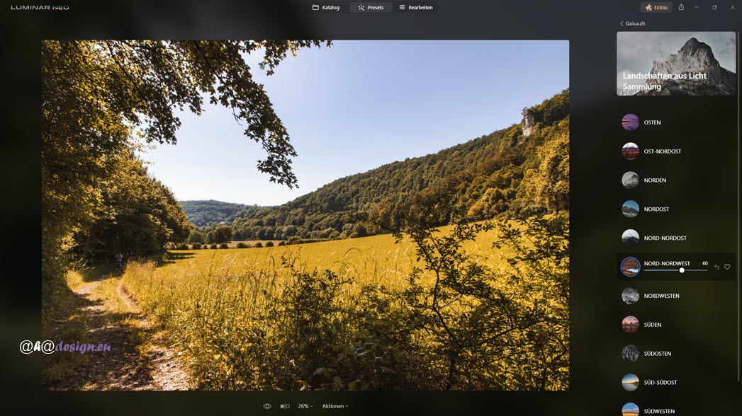 Luminar Neo - Presets - Landschaften aus Licht