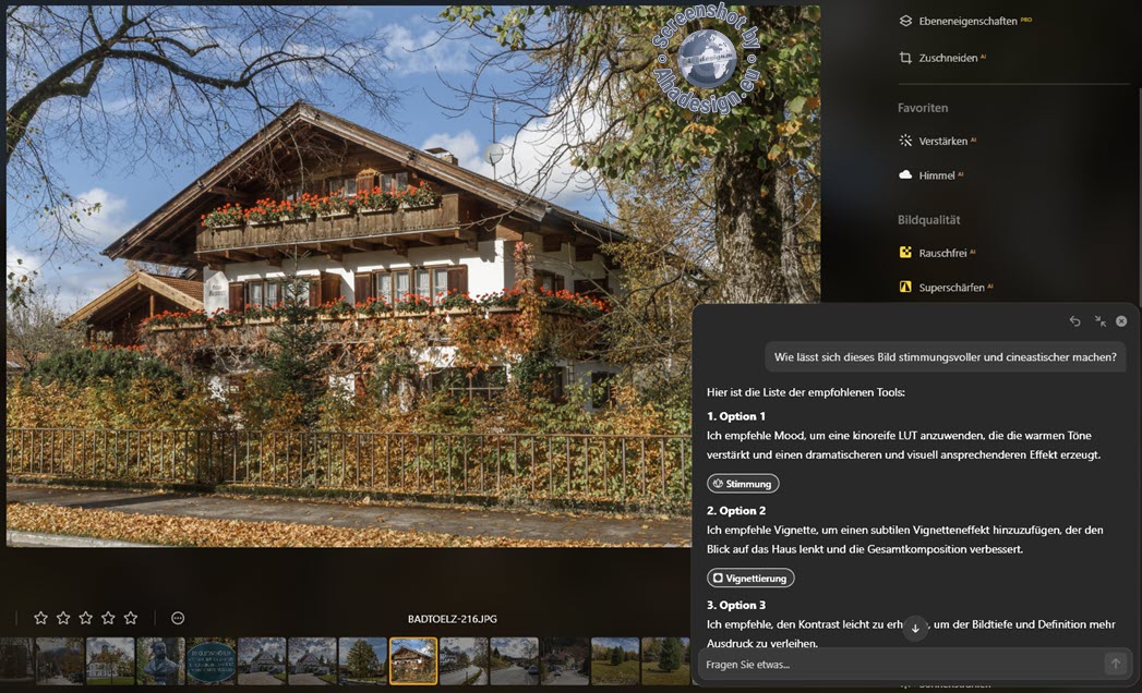 Vereinfachter kreativer Arbeitsablauf und Bildbearbeitungsschritte lernen