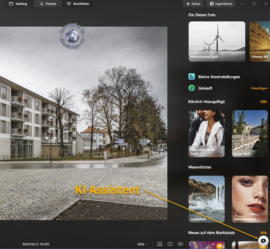 So funktioniert der KI-Assistent in Luminar Neo