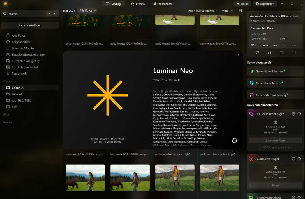 Preise und Verfügbarkeit von Luminar Neo und Luminar App