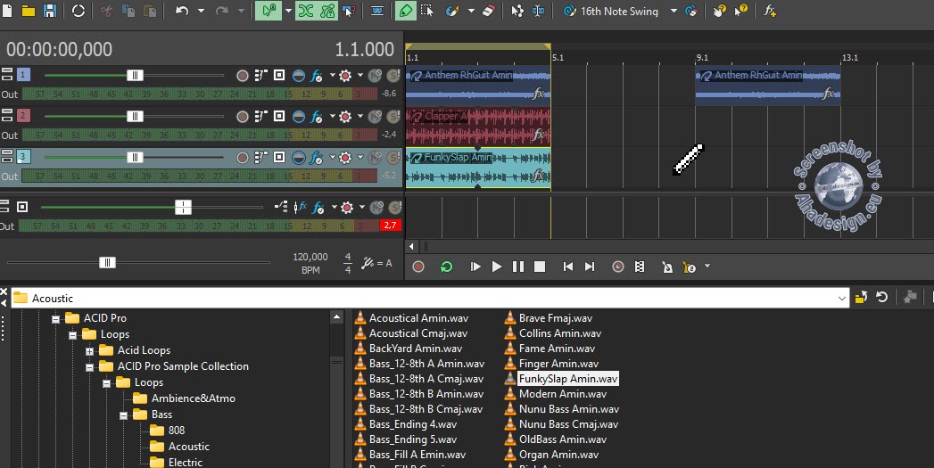 ACID Pro 11 - Loop einzeichnen